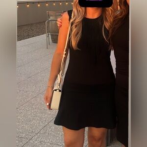 BCBGMaxAzria Black Sleeveless Midi Dress